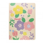 Σημειωματάριο 80 Φύλλων A5 Ριγέ 15x21 cm Flower Πολύχρωμο 888107