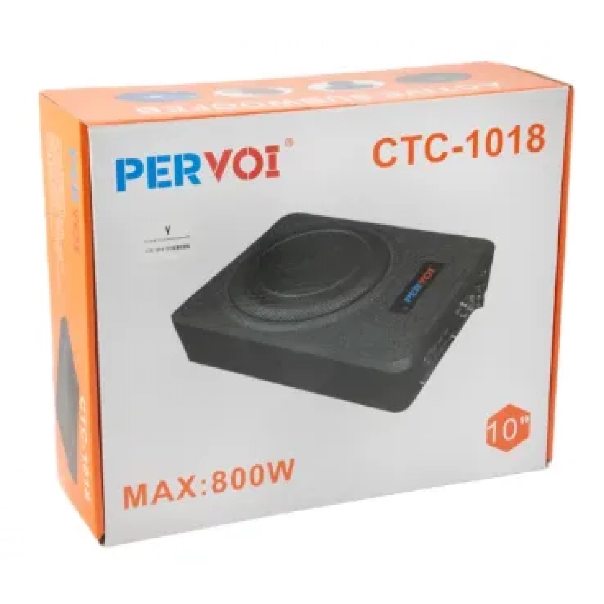 Subwoofer αυτοκινήτου 10 ιντσών 800W PERVOI CTC-1018 - Image 3