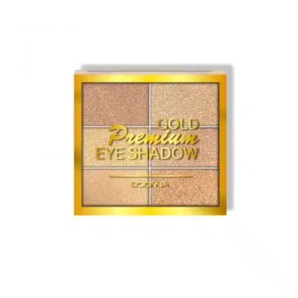 D'DONNA Παλέτα Σκιών σε 6 Αποχρώσεις Gold Premium 11163 Νude Look