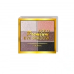 D'DONNA Παλέτα Σκιών σε 6 Αποχρώσεις Gold Premium 11163 Glamorous Look