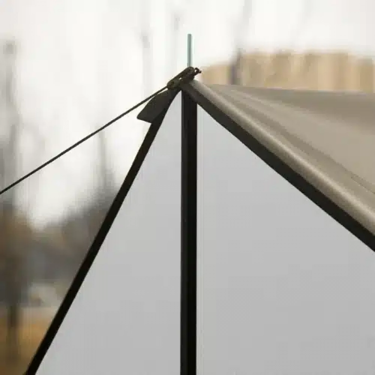 Αδιάβροχη Τέντα Μουσαμά με 2 στύλους 3x4m Camping Big Conopy Tent SDS-21324