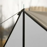 Αδιάβροχη Τέντα Μουσαμά με 2 στύλους 3x4m Camping Big Conopy Tent SDS-21324