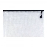 Φάκελος Διαφανής με Φερμουάρ Α6 10.5x23cm Μαύρο Stelan 999076