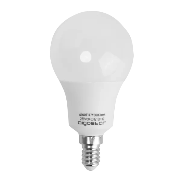 Λάμπα LED A60 E14 7W 3000K Θερμό Λευκό Aigostar