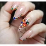 Διακοσμητικά Στρασάκια Πολύχρωμα 2.5 mm για Nail Art A5953