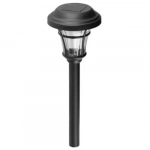 Ηλιακό Διακοσμητικό Φωτιστικό Κήπου LED "Sun" 8.5x34 cm σε Μαύρο Χρώμα Ε-4028