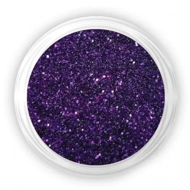 Σκόνη Glitter σε Βαζάκι 2g για Nail Art σε Μωβ χρώμα A433