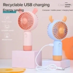 Επαναφορτιζόμενο Μίνι Επιτραπέζιο Ανεμιστηράκι 5W 3'' Γαλάζιο CS1322