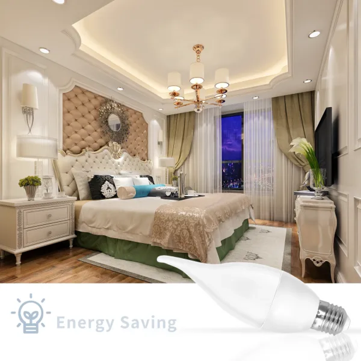 Λάμπα LED CL37 E14 4W 4000K Aigostar