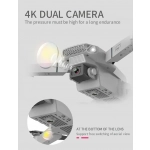 Duqi E88 pro drone με ευρεία γωνία Hd 4k 1080p διπλό ύψος κάμερας κρατήστε Wifi Rc πτυσσόμενο quadcopter και ΔΩΡΟ η λαμπάδα - Image 4