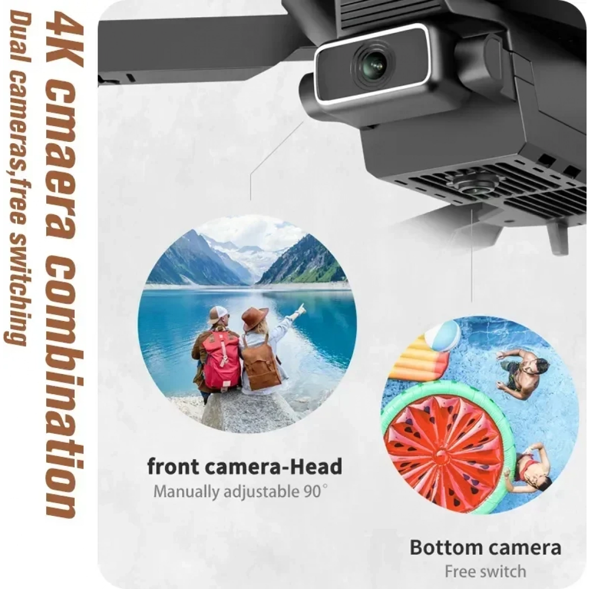 Gaoqi S89 Drone με Κάμερα 4K & Χειριστήριο Μαύρο και ΔΩΡΟ η λαμπάδα - Image 4