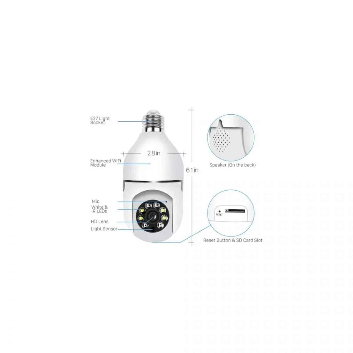 Κάμερα παρακολούθησης Wi-Fi Arrango AJ76561 - Image 3