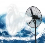 Βιομηχανικός Ανεμιστήρας Ορθοστάτης 66cm 230W Μαύρο SDS-21149
