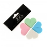 Σφουγγαράκι Μακιγιάζ 8 τμχ Πράσινο-Μπλε-Ροζ-Μπεζ Α10552