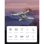 Duqi E88 pro drone με ευρεία γωνία Hd 4k 1080p διπλό ύψος κάμερας κρατήστε Wifi Rc πτυσσόμενο quadcopter και ΔΩΡΟ η λαμπάδα - Image 5