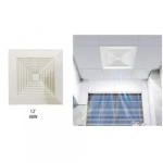 Επιτοίχιος Εξαεριστήρας 12'' 50W Λευκός SDS-21176