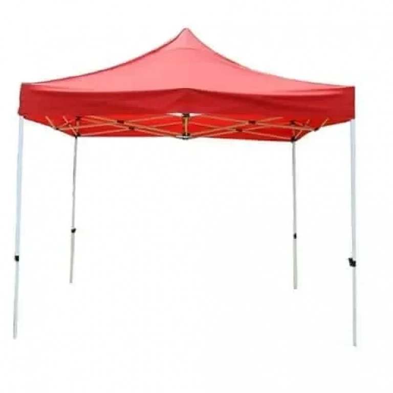 Πτυσσόμενο Κιόσκι-Τέντα Εξωτερικού Χώρου Αντιανεμικό 3x3m σε Κόκκινο Χρώμα SDS-21313