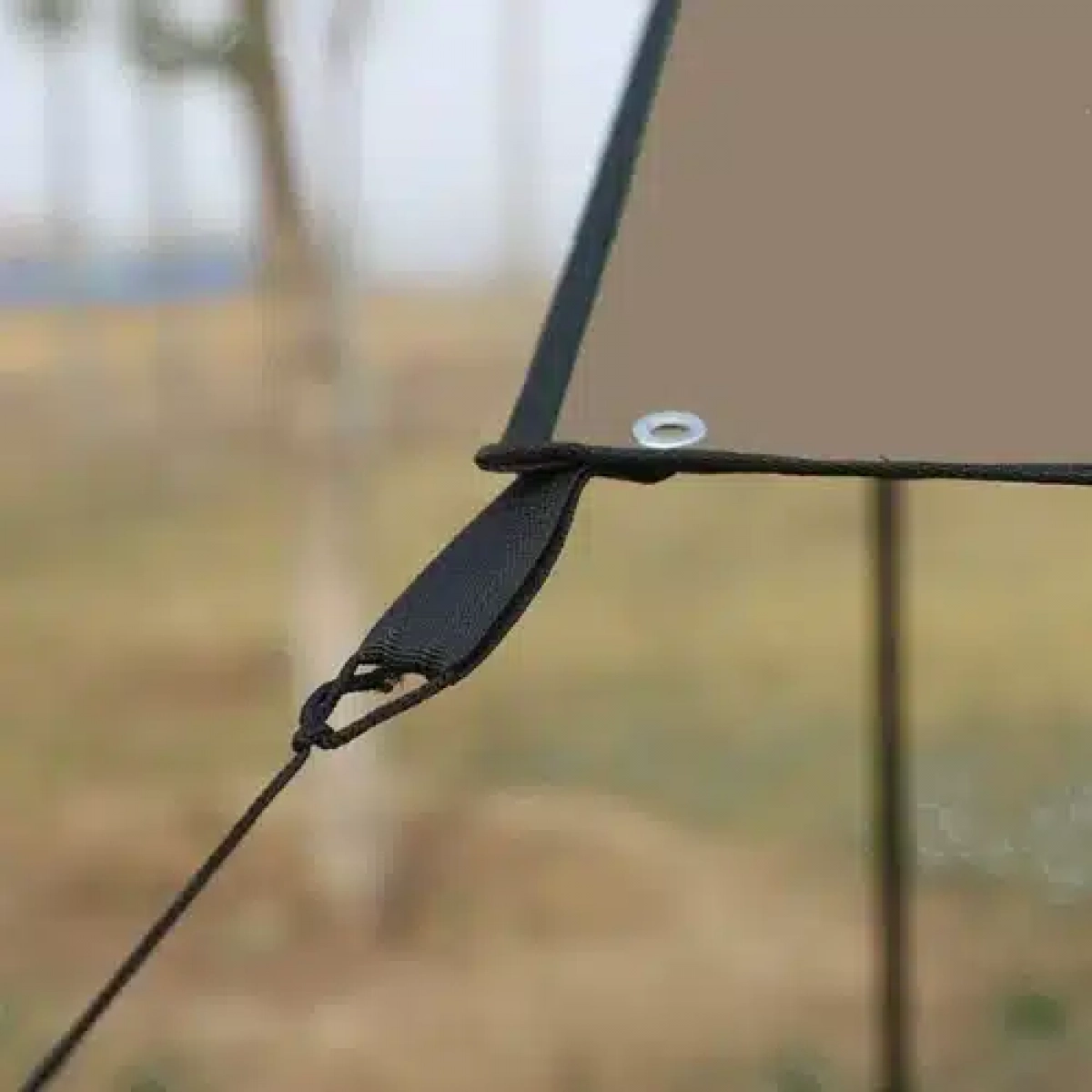 Αδιάβροχη Τέντα Μουσαμά με 2 στύλους 3x4m Camping Big Conopy Tent SDS-21324