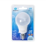 Λάμπα LED A60 E14 6W 6400K Ψυχρό Λευκό Aigostar