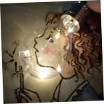 Ηλιακή Λάμπα 4 LED Λευκό 7.5x16cm TNS YN-P-01