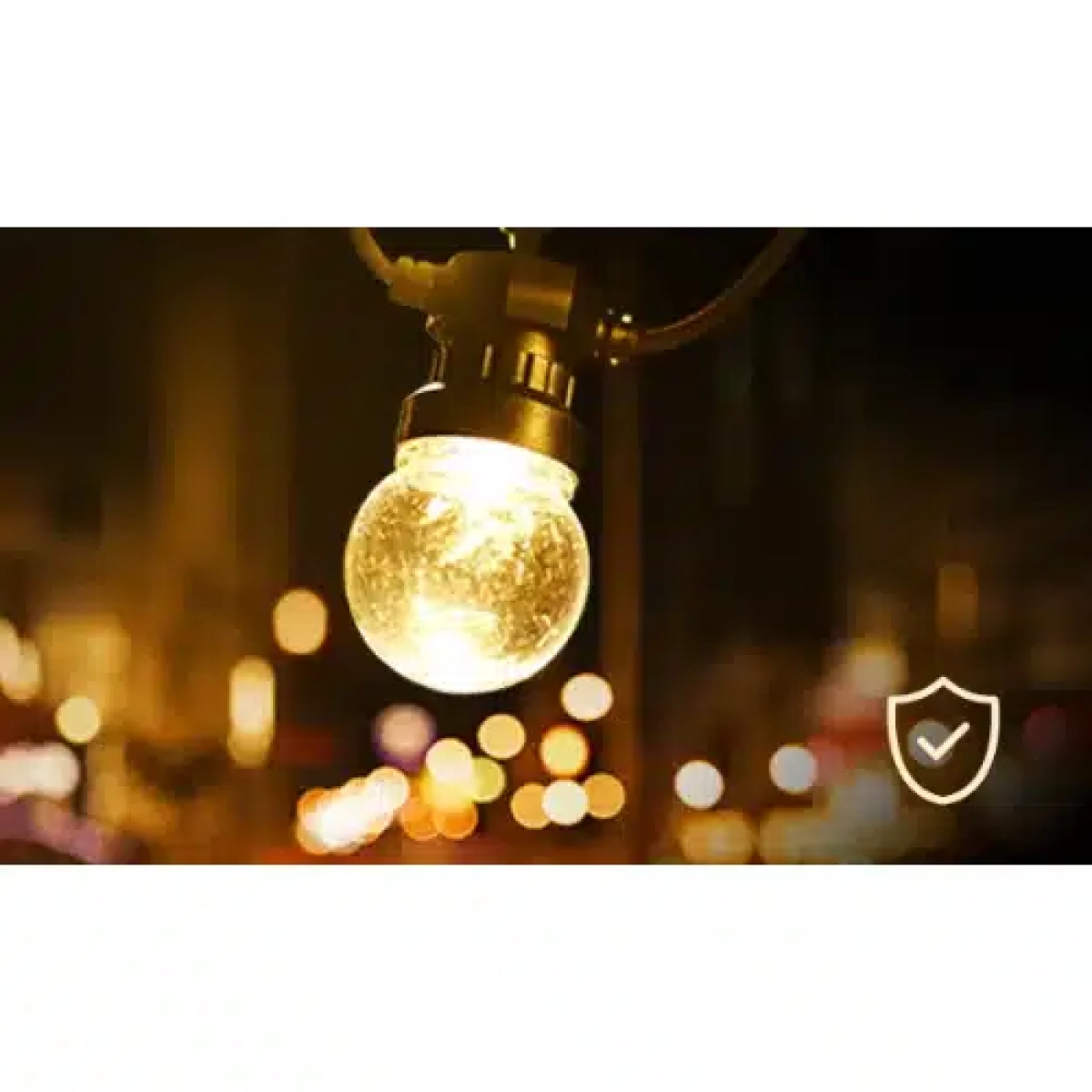 LED Γιρλάντα String Light με Θερμό Λευκό Φωτισμό 8m 3000K IP44 10xLED Aigostar