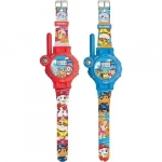 Σετ Ρολόγια - Walkie Talkies Paw Patrol με Εμβέλεια έως 200m με Φακό & Πυξίδα Lexibook DMWTW1PA