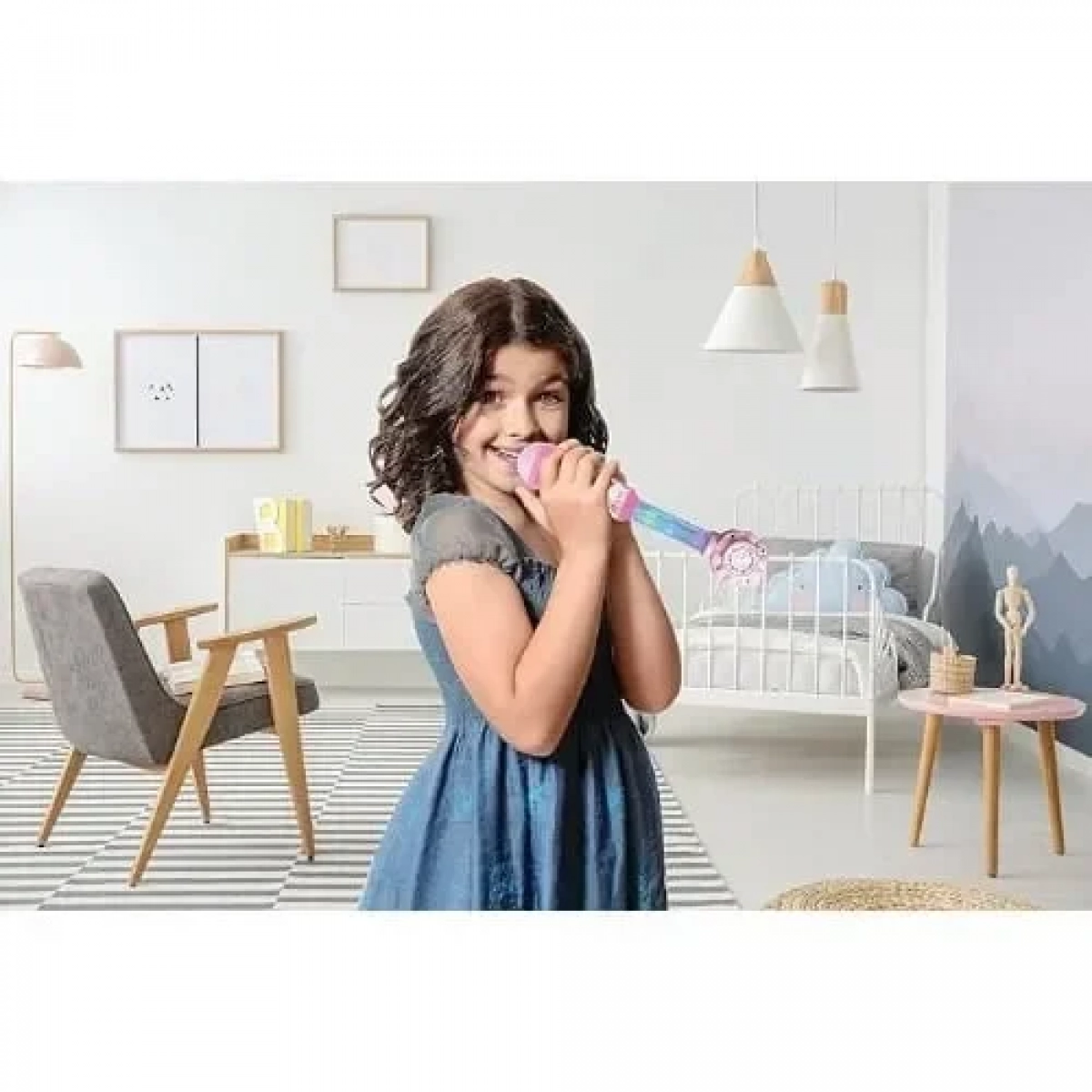 Lexibook Μικρόφωνο Barbie με μοντέρνο φωτισμό και ηχείο MIC90BB