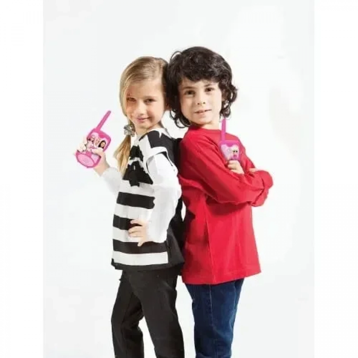Lexibook Σετ Barbie Walkie Talkies Εμβέλειας έως 100m TW12BB