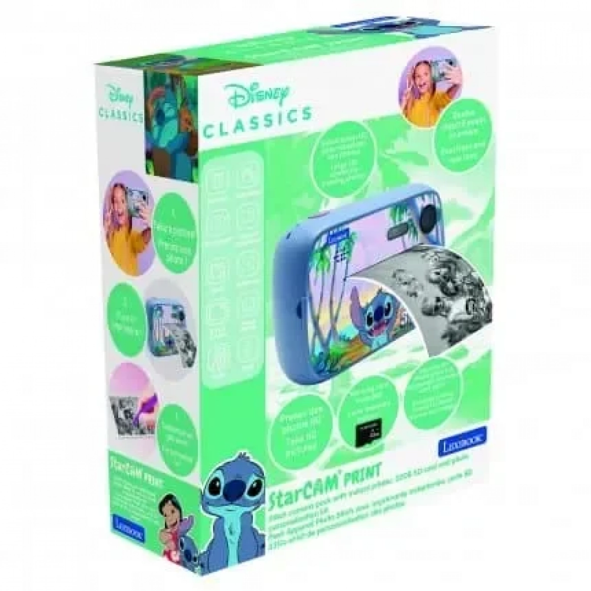 Instant Φωτογραφική Μηχανή Stitch StarCAM με εκτυπωτή Lexibook DJ150D