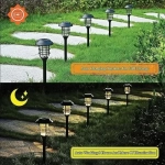 Ηλιακό Διακοσμητικό Φωτιστικό Κήπου LED "Ring" 12x42 cm σε Μαύρο Χρώμα Ε-1011