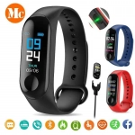 Smart Band Ρολόι με Bluetooth – M4 – OEM, σε μπλε χρώμα