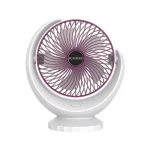 Μίνι Ανεμιστηράκι 5W 6'' Λευκό-ροζ XFS-06