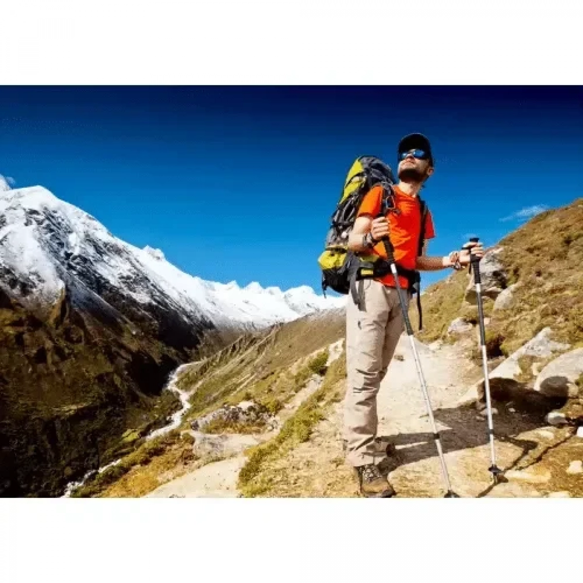 Πτυσσόμενο Μπατόν Ορειβασίας 63-135 cm Hiking Pole SDS-18775