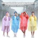 Αδιάβροχο Μιας Χρήσης για ενήλικες One Size Κόκκινο SDS-21207