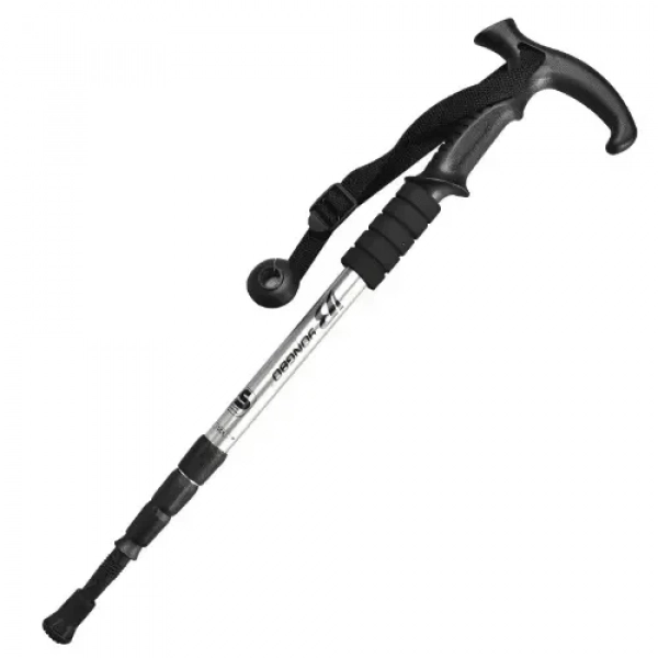Πτυσσόμενο Μπατόν Ορειβασίας 63-135 cm Hiking Pole Μαύρο-Λευκό SDS-18775