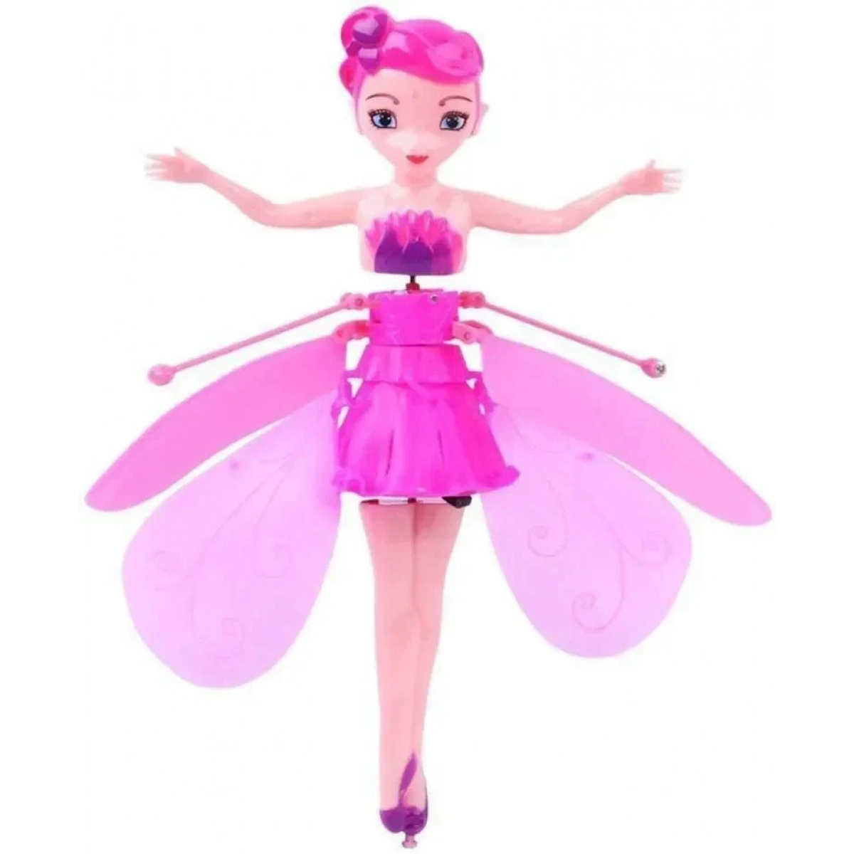 Λαμπάδα Κούκλα υπτάμενη νεράιδα Beautiful Flying Fairy Doll 8018 Ροζ - Image 2