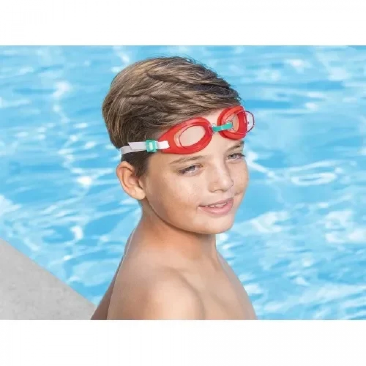 Παιδικά Γυαλάκια Θαλάσσης Aqua Burst σε κόκκινο χρώμα Bestway 21049