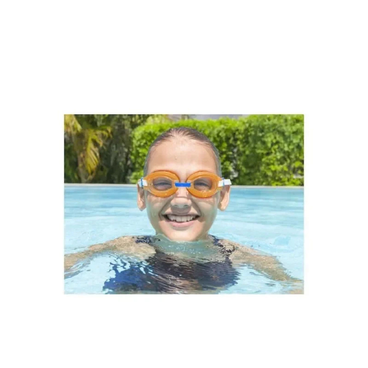 Παιδικά Γυαλάκια Θαλάσσης Aqua Burst σε Πορτοκαλί χρώμα Bestway 21049