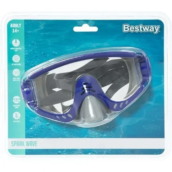 Μάσκα Θαλάσσης Spark Wave 14+ σε Μπλε Χρώμα Bestway 22044