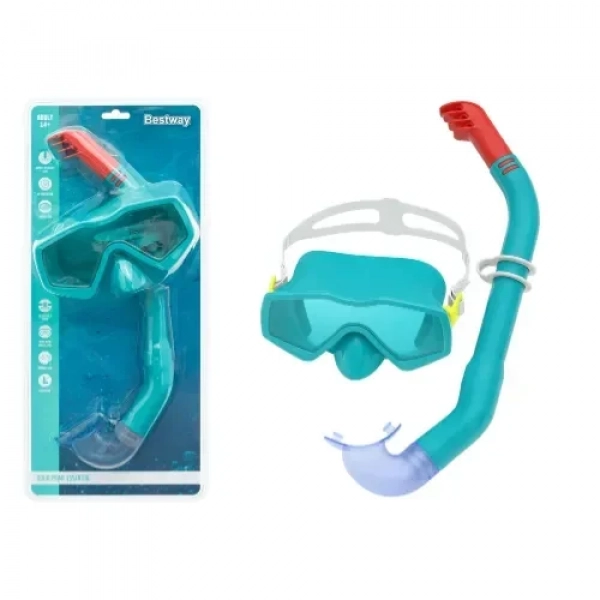 Σετ Μάσκα Θαλάσσης με Αναπνευστήρα Aqua Prime Essential Adult 14+ Τιρκουάζ 24071
