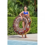 Φουσκωτή Σαμπρέλα Θαλάσσης Donut σε Καφέ Χρώμα 107cm 12+ Bestway 36118