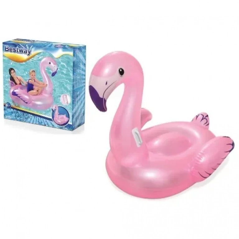 Φουσκωτό Flamingo Ride-On 127x127cm 3+ Bestway 41122