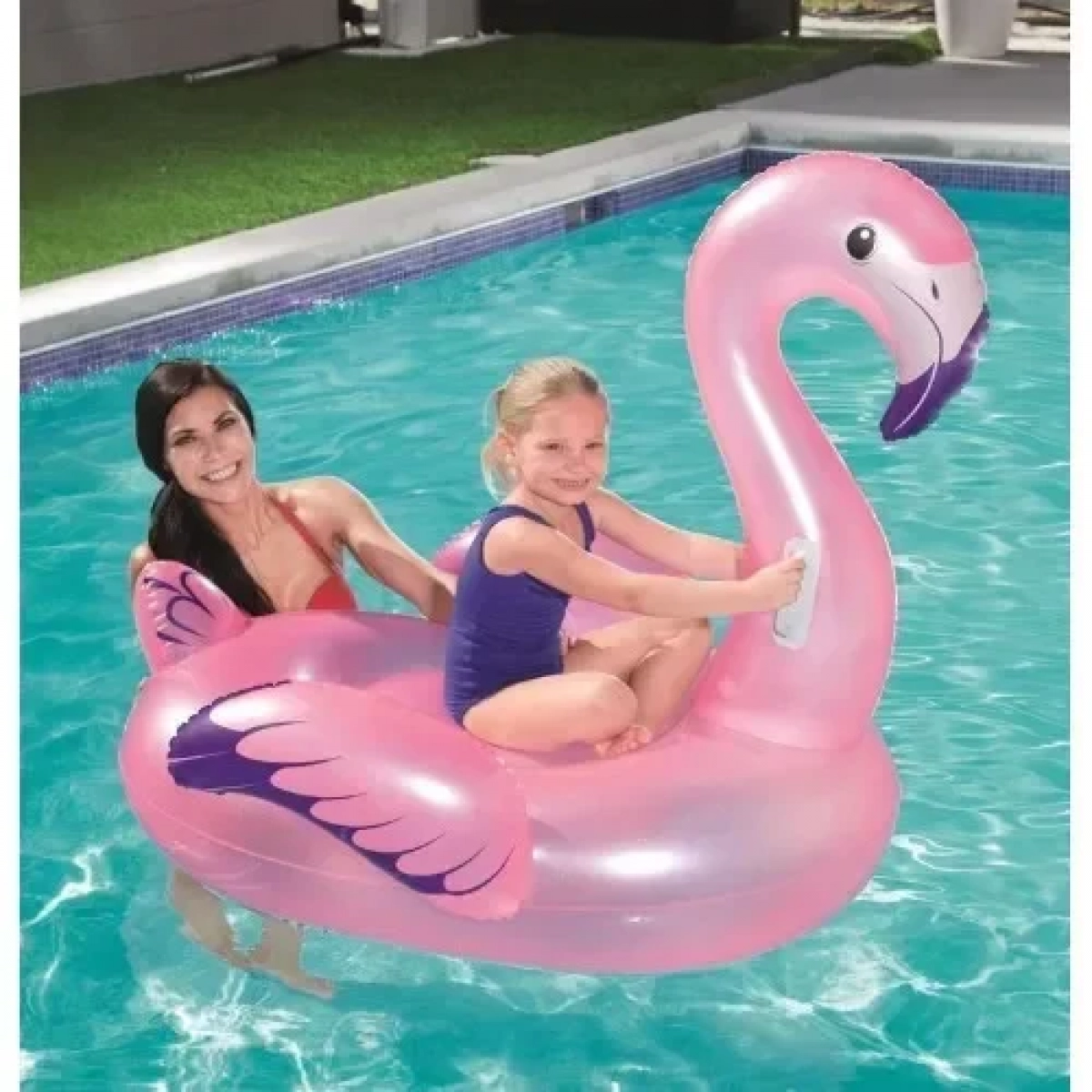 Φουσκωτό Flamingo Ride-On 127x127cm 3+ Bestway 41122