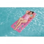 Φουσκωτό Στρώμα Θαλάσσης Transparent Floating Mat 188cm Ροζ Bestway 43040