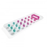 Φουσκωτό Στρώμα Θαλάσσης Transparent Floating Mat 188cm Λευκό Bestway 43040