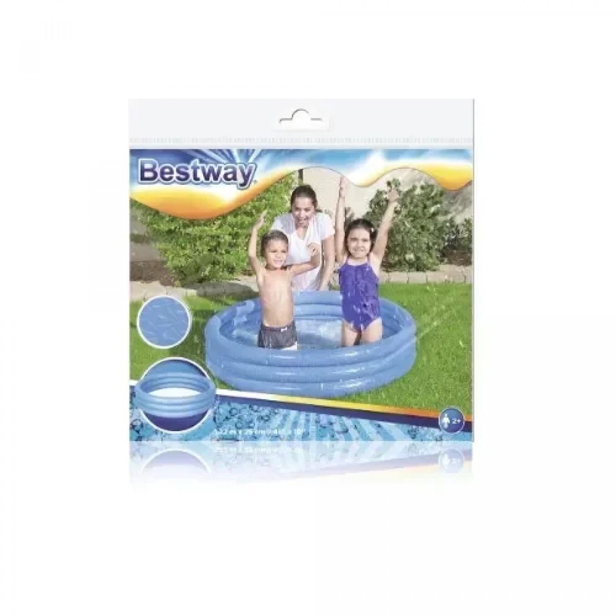 Παιδική Φουσκωτή Πισίνα 122x25 cm Μπλε Bestway 51025