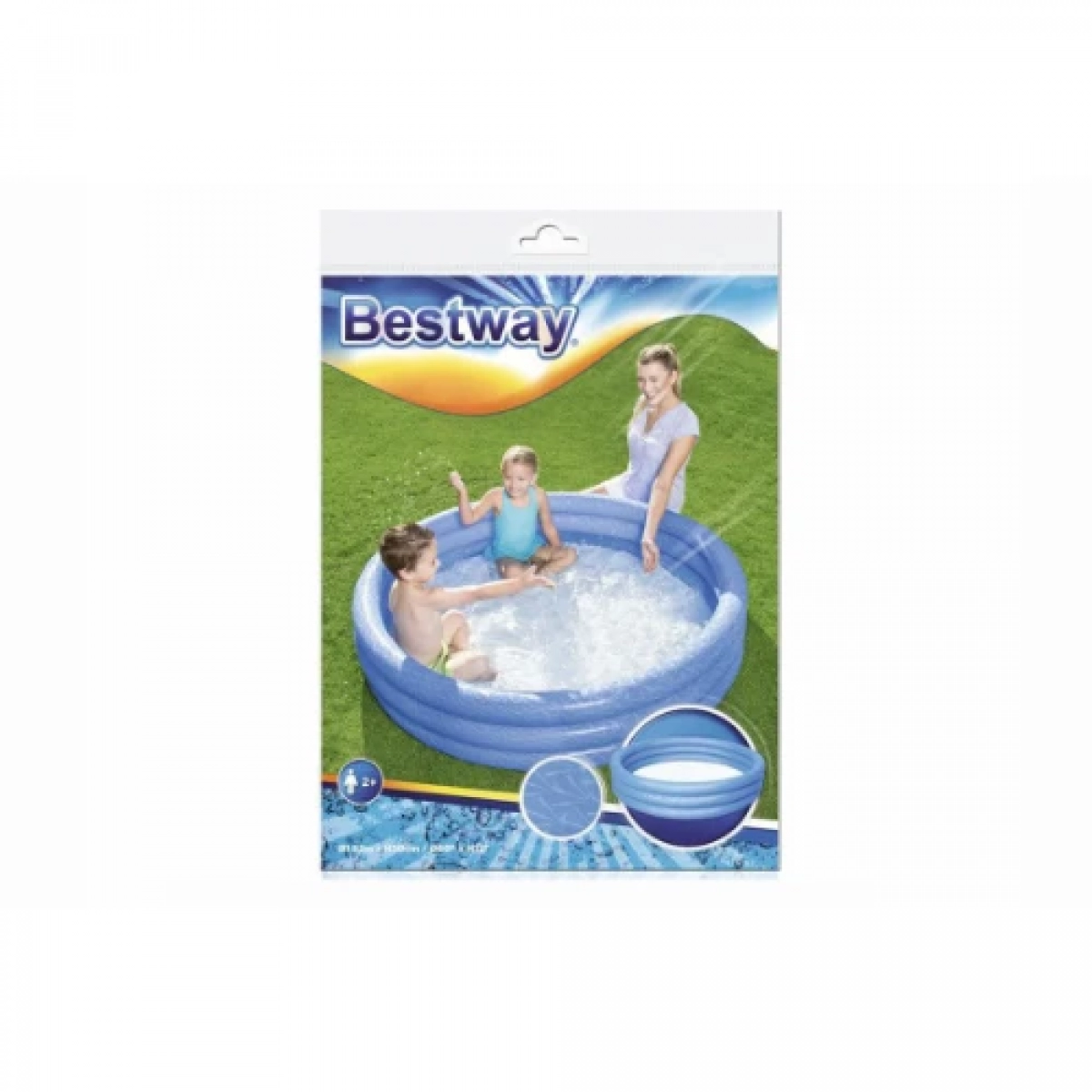 Παιδική Φουσκωτή Πισίνα 152x30 cm Μπλε Bestway 51026