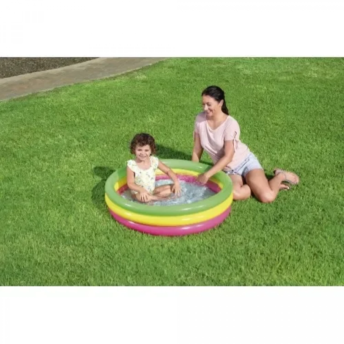 Φουσκωτή πισίνα Rainbow 102 x 25 cm Bestway 51104 - Image 5