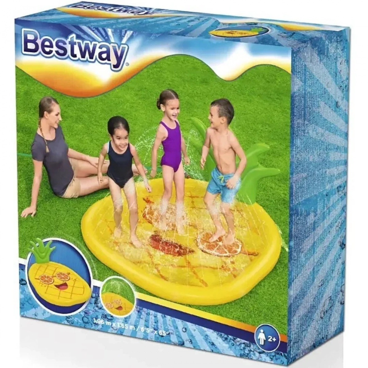 Φουσκωτό Δάπεδο Pineapple & Ψεκαστήρας Νερού Bestway 52565