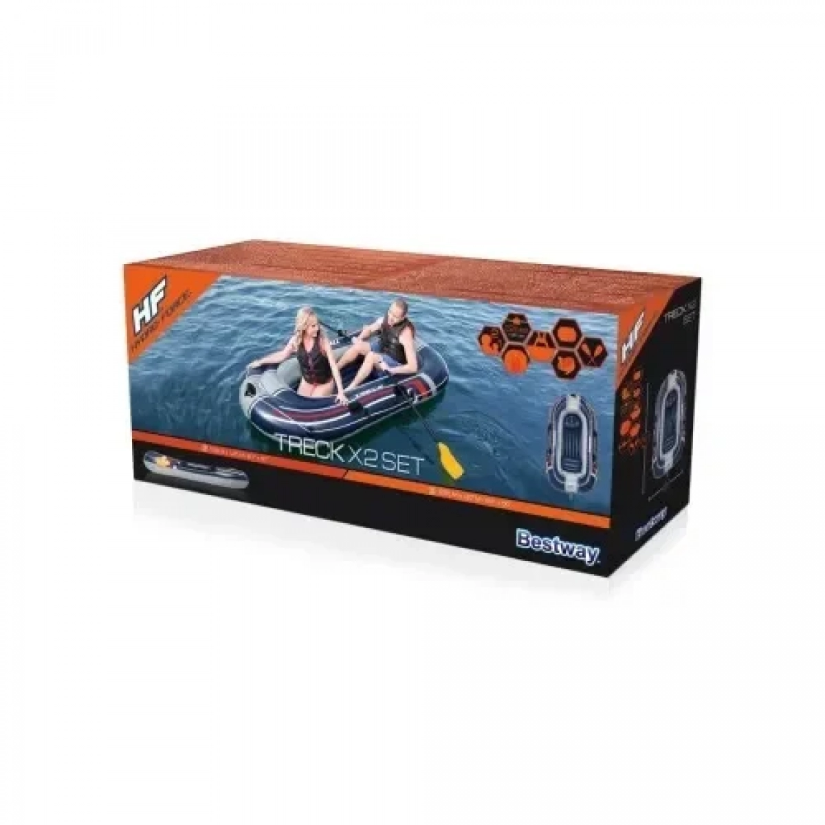 Φουσκωτό σκάφος Bestway Hydro-Force 255 x 127 x 36 cm Bestway 61068